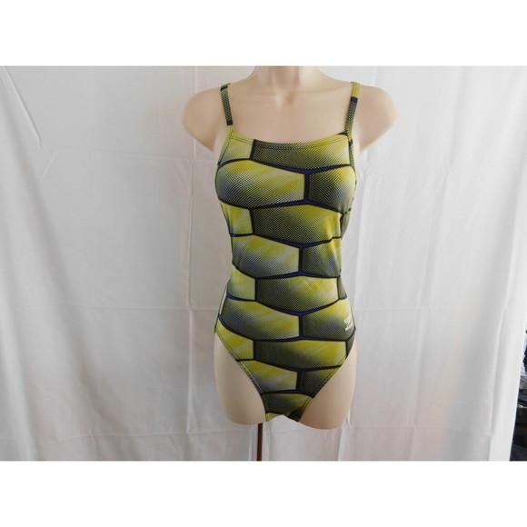 Speedo Endurance One-Piece Swimsuits Racer Back Size 6/32 - Picture 2 of 8